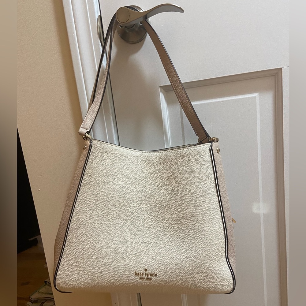 KATE SPADE LEILA COLORBLOCK
MEDIUM TRIPLE SATCHEL SHOULDER
BAG